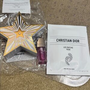 Dior Ornament w/Scent, Lipoil, and Eye Patches